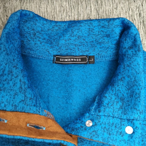 Fleece Lined Sweatshirt new, blue, size L