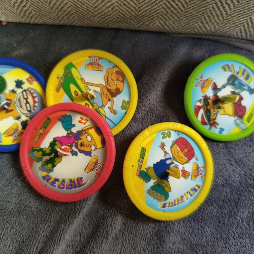 Rocket Power tazos used