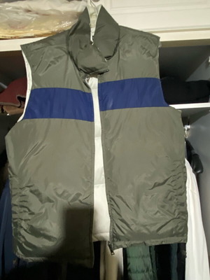 Nautica sleeveless Large like new, blue and green