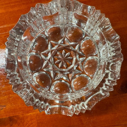 Crystal ashtray like new