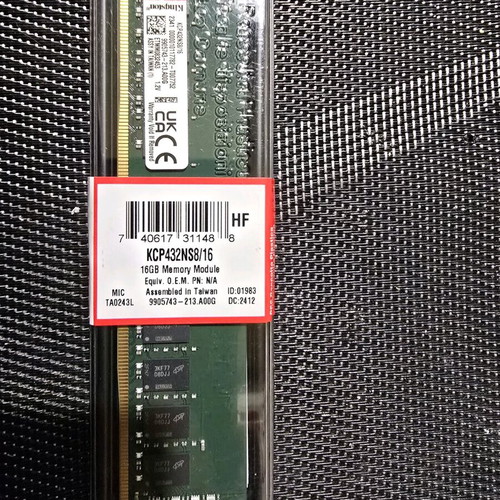 DDR4 16GB 3200 Kingston KCP432NS8/16 new