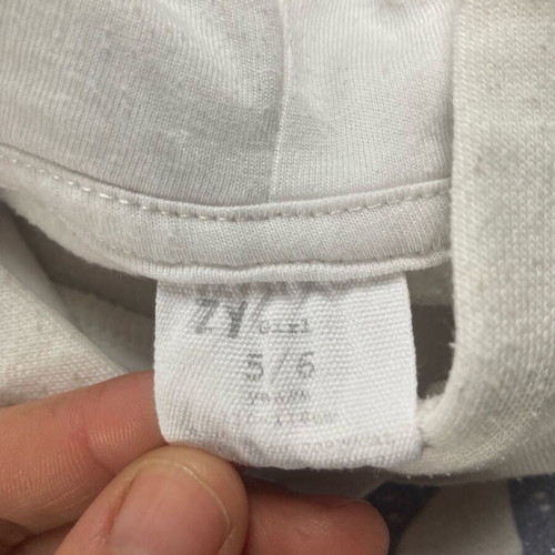 Hoodies Mango and ZY like new, 5-6 years, white and pink, size 110 cm