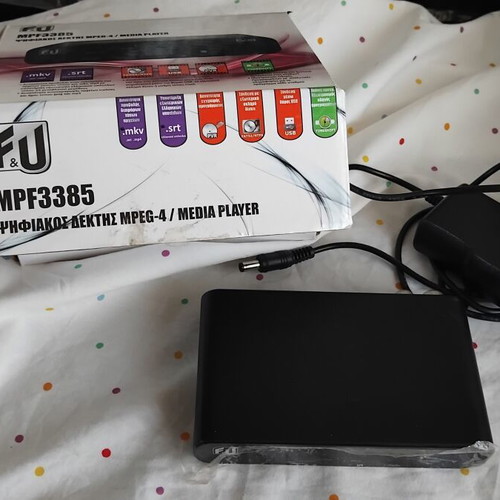 F&U MPF3385 terrestrial digital receiver used, MPEG-4 media player