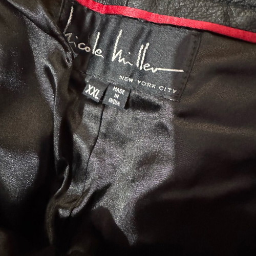 Leather pants black like new, size XXL