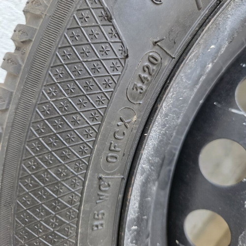 Kleber car tires 205 55 16 winter used, set of four without rims