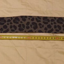 Zara wide leopard print belt like new