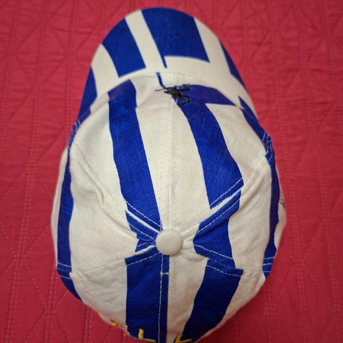 Hellas Cap one size 100% cotton like new, blue