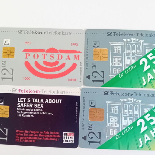 Phone cards Germany pack of 4 like new
