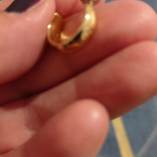 Earrings set like new, 3 pairs with gold, silver, and pearls