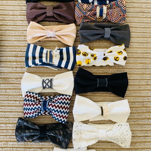 Bow ties new, multicolor, for dresses and blouses
