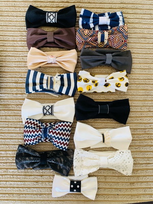Bow ties new, multicolor, for dresses and blouses