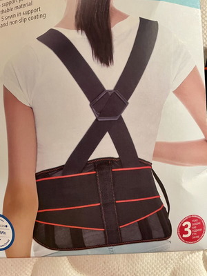 Waist support belt, unworn with tag