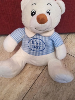 Stuffed large teddy bear It's a boy like new