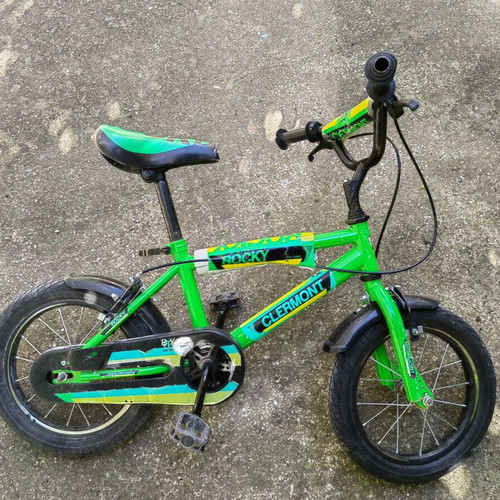 Clermont 14" Mountain Bike used, green, V-Brakes