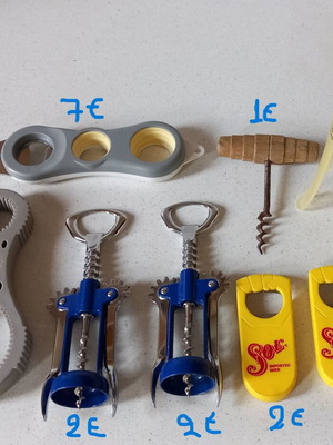 Ανοιχτήρια μπουκαλιών και κονσερβών ( 8 τμχ. )