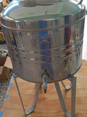 Sansone stainless steel storage container new