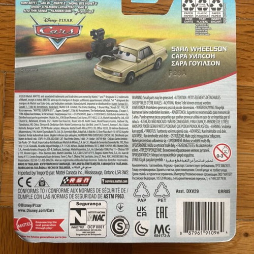 Disney Cars Sara Wheelson toy car new, sealed