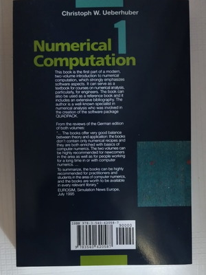 Numerical Computation 1 Methods Software and Analysis καινούργιο