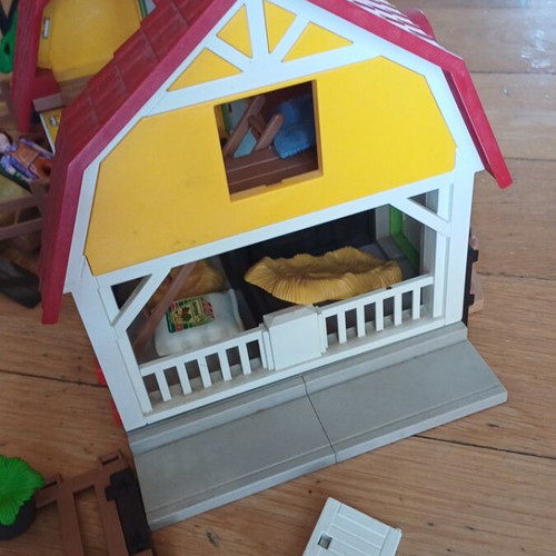 Playmobil Farm with Pony 5222 used, missing parts