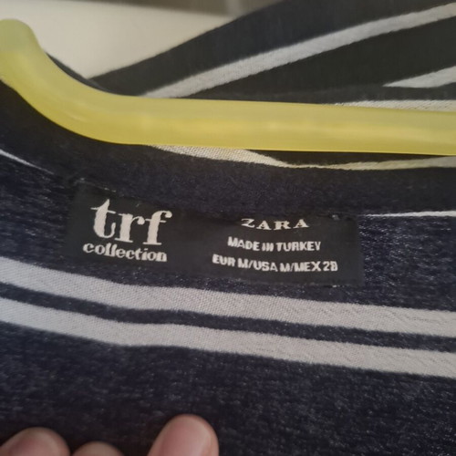 Stripped blouse Zara in excellent condition, size M, white and blue