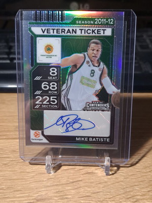 Euroleague Contenders 2025-26 Veteran Ticket Mike Batiste αυτόγραφο καινούργιο