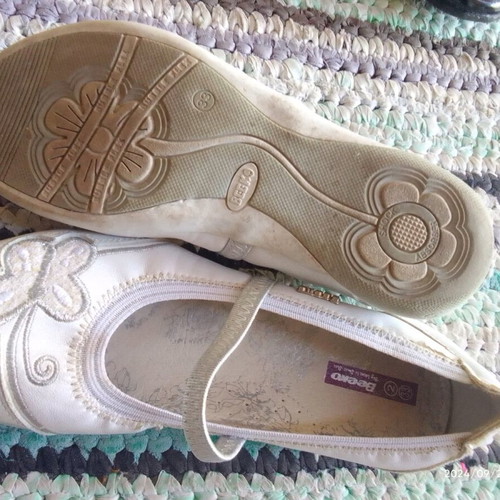 Beco white ballerinas used, size 33