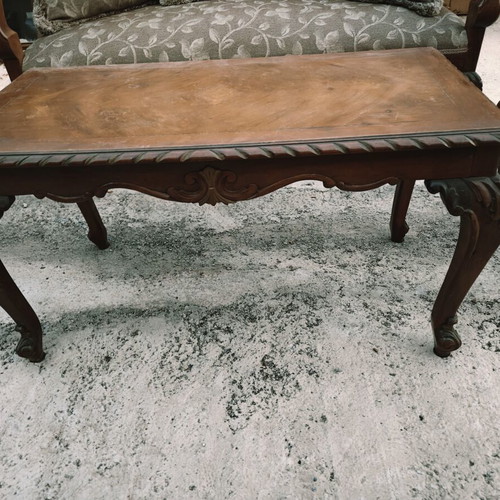 Classic solid wood living room set, like new
