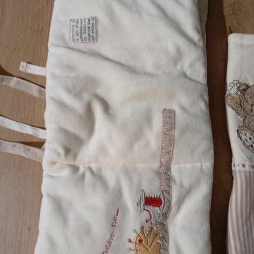 Mothercare baby set for cradle bumper and blanket like new