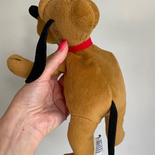 Disney Pluto vintage plush beanbag toy 1997 used