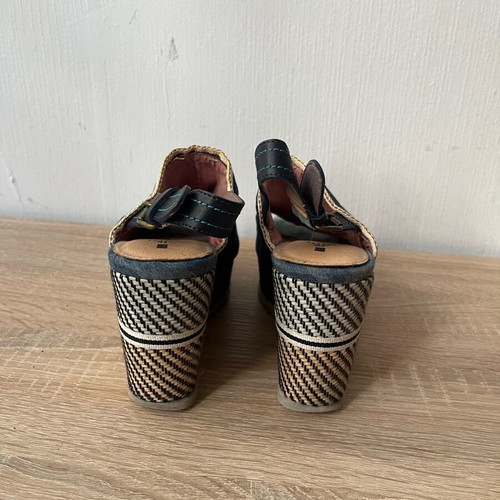 JK London shoes sandals used, size 38, blue