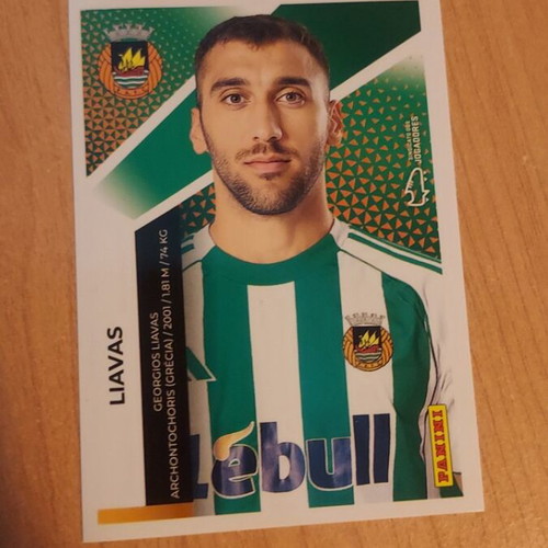 Papakanelos and Liavas Rio Ave Panini stickers