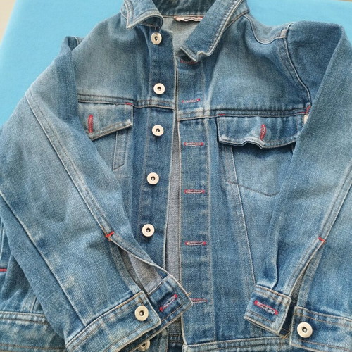 Sam 0-13 kids denim jacket like new, size 4, blue