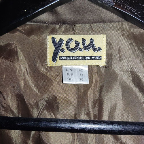 Yerse women's spring jacket like new, brown, size L