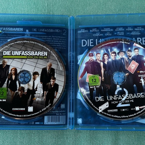 Now You See Me Blu-Ray like new, The Magicians 1 & 2