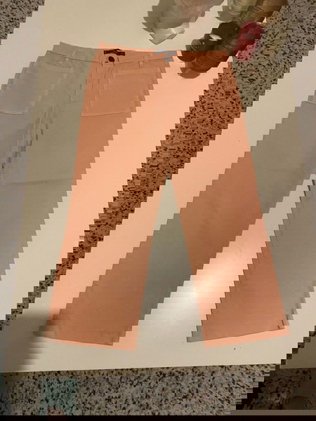 Παντελόνι βαμβακερό - L/XL - cotton pants peach