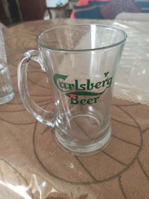 Carlsberg beer glass like new