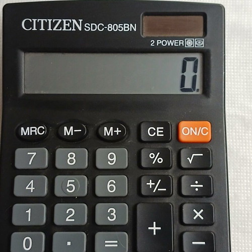 Calculator Citizen SDC-805BN like new