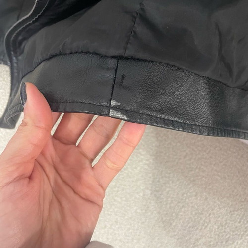 Leather jacket used A.L.E. black, size S