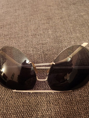 Dolce & Gabbana DG 2075 Aviator sunglasses like new, white