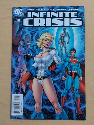 Infinite Crisis #2 like new, cover by Jim Lee