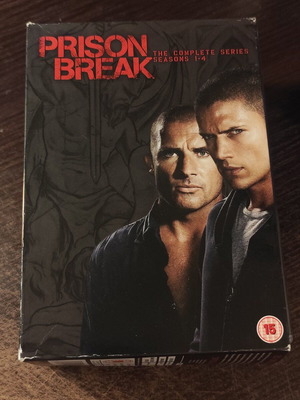 Prison Break DVD box set με την πλήρη σειρά, σεζόν 1-4 με αγγλικούς υπότιτλους