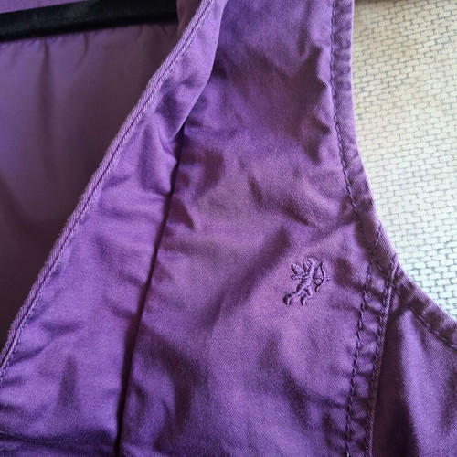 Edc by Esprit purple cotton vest, size Large