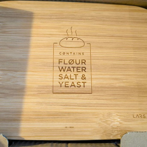 LARS NYSØM designer bread box with bamboo lid