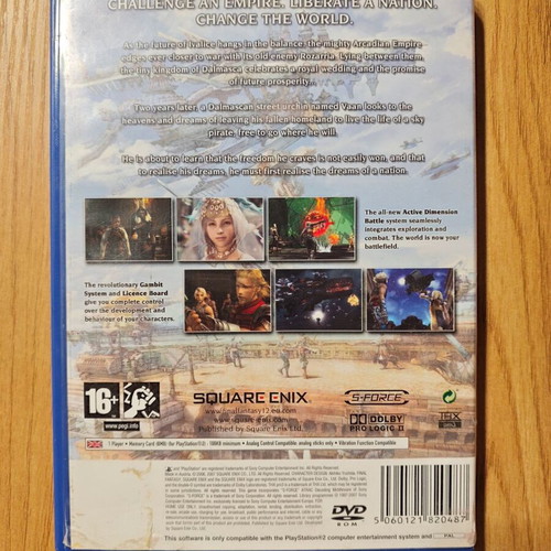 Final Fantasy XII PS2 used