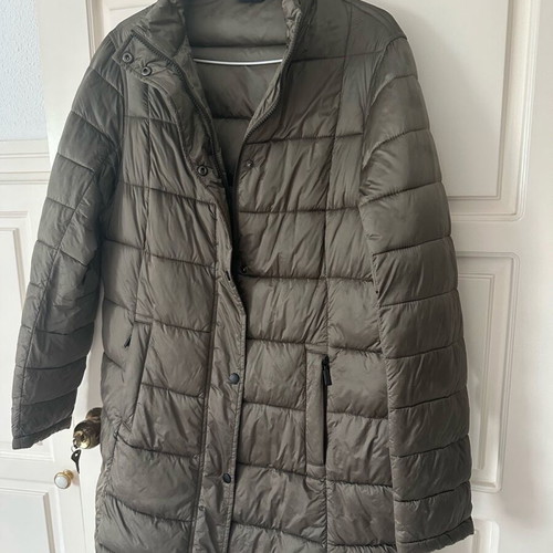 Barbour μπουφάν Winter Tartan μεταχειρισμένο, γκρι-καφέ, μέγεθος UK 16