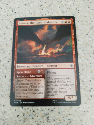 Magic the Gathering Smaug, the Great Calamity card