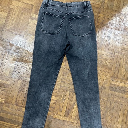 Jeans elastic five-pocket with inner zipper and button, new
