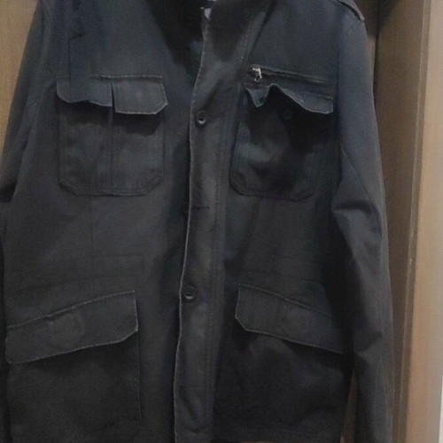 Hilfiger Denim spring jacket like new, black, size L
