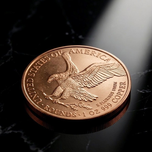 Σετ 5 νομίσματα Walking Liberty USA 999 καθαρός χαλκός σαν καινούργιο