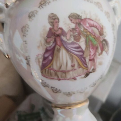 Set of 3 Limoges porcelain pieces in excellent condition